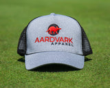 Aardvark Apparel | Aardvark Trucker Cap – Heather Melange/Black