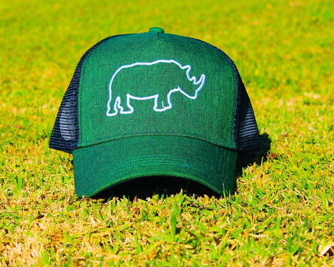 Rhino Trucker – Green/Black | Aardvark Apparel